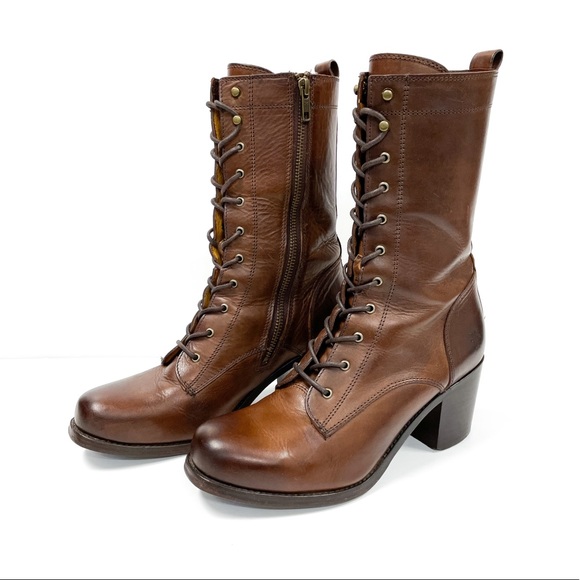 frye kendall lace up boot